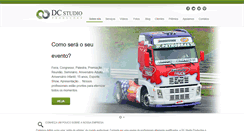 Desktop Screenshot of dcstudioproducoes.com.br